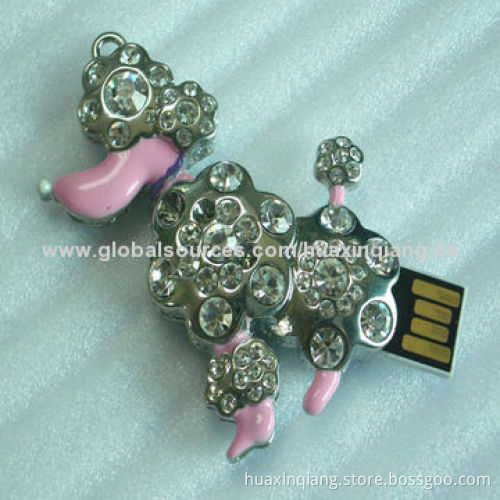 USB Flash Drive, Diamond + Animal Shape Style